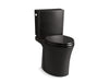 Veil Two-piece elongated toilet with skirted trapway, 1.28 gpf
