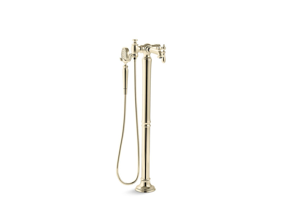 KOHLER K-T72790-9M Artifacts Floor-mount bath filler trim with handshower