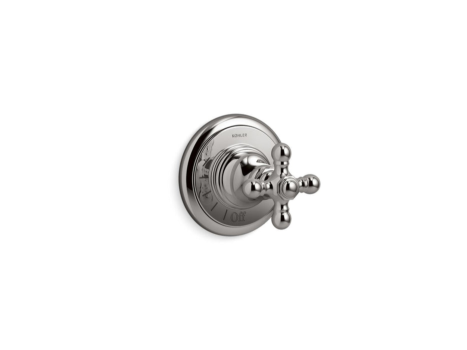 KOHLER K-T72771-3 Artifacts MasterShower volume control valve trim with cross handle