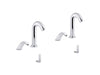 KOHLER K-181032-BB1 Oblo Curve Touchless lavatory faucets and soap dispensers for Constellation lavatory system, 0.5 gpm