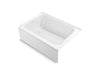 KOHLER K-25833-LA Avec 60" x 42" alcove bath, left drain