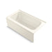 KOHLER K-25831-LA Avec 60" x 32" alcove bath, left drain