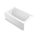 KOHLER K-25831-LA Avec 60" x 32" alcove bath, left drain