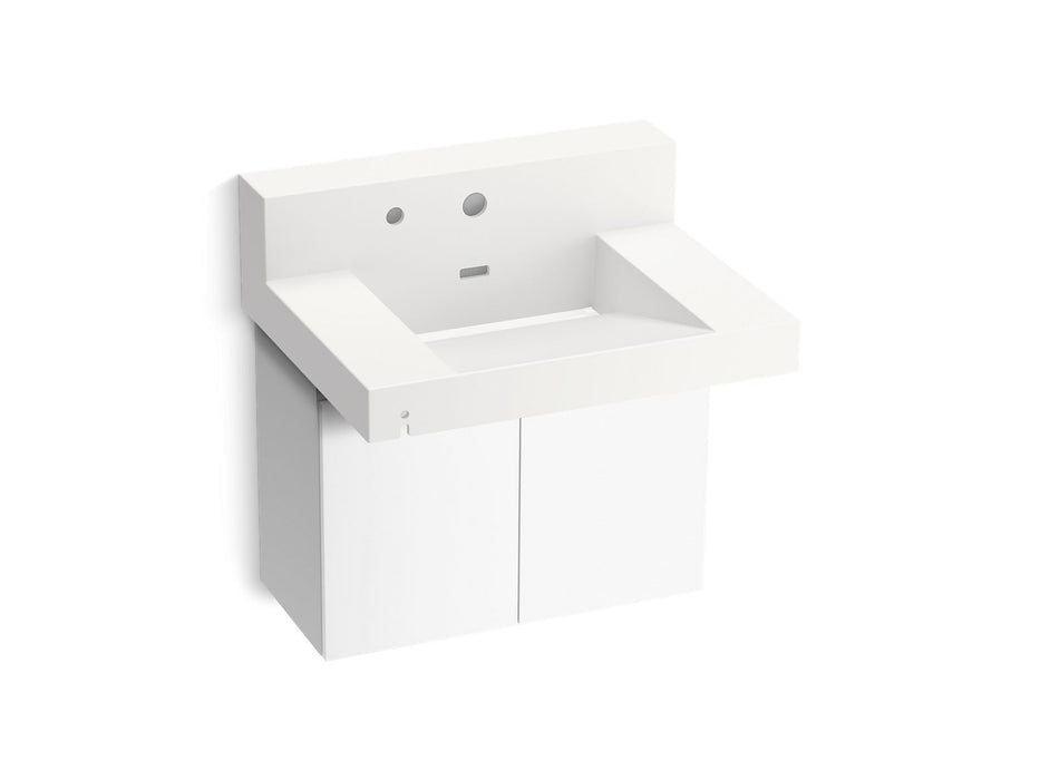 KOHLER K-81024-BPW Constellation 30" wall-mount lavatory system with backsplash