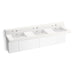 KOHLER K-81026-BPW Constellation 90" wall-mount basin lavatory system with backsplash