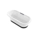 KOHLER K-29326-0B7 Volute 63" x 28-3/8" freestanding bath with base