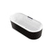 KOHLER K-29325-7 Volute 63" x 28-3/8" freestanding bath with shroud
