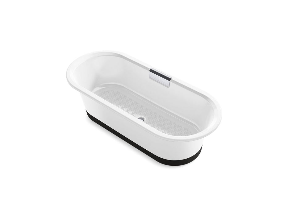 KOHLER K-29330-0B7 Volute 70-7/8" x 30-3/8" freestanding bath with base