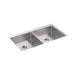 KOHLER Strive 32" undermount double-bowl kitchen sink