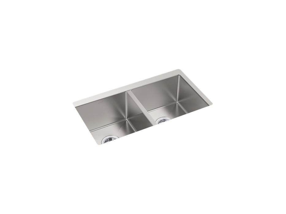 KOHLER Strive 29-1/2" undermount double-bowl kitchen sink