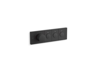 Kallista P34720-00 3-Outlet Trim Push Button Mechanical