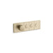 Kallista P34720-00 3-Outlet Trim Push Button Mechanical