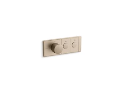 Kallista P34719-00 2-Outlet Trim Push Button Mechanical