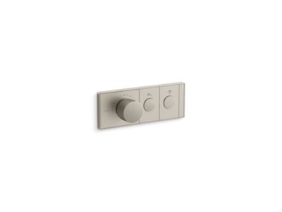 Kallista P34719-00 2-Outlet Trim Push Button Mechanical