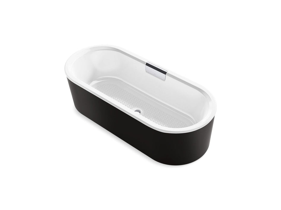 KOHLER K-29329-7 Volute 70-7/8" x 30-3/8" freestanding bath with shroud