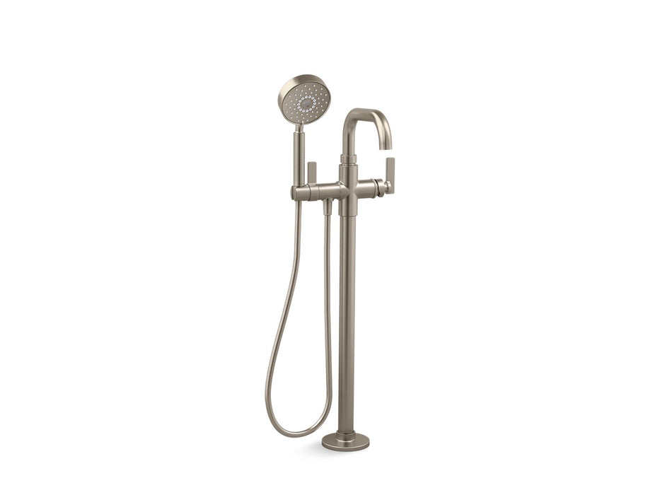 KOHLER K-T35924-4 Castia by Studio McGee Floor-mount bath filler trim with handshower