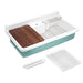 KOHLER K-21103-1HPSG Farmstead 45" top-/wall-mount single-bowl workstation farmhouse kitchen sink