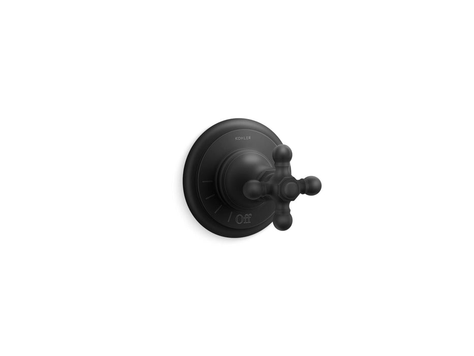 KOHLER K-T72771-3 Artifacts MasterShower volume control valve trim with cross handle