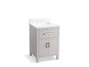 KOHLER K-40637-BD1 Kresla 24" bathroom vanity cabinet with sink and quartz top