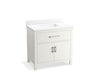 KOHLER K-40639-BD1 Kresla 36" bathroom vanity cabinet with sink and quartz top