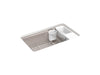KOHLER K-5871-5UA3 Riverby 33" undermount single-bowl workstation kitchen sink