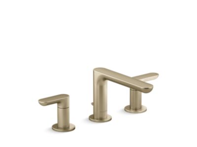 Kallista P34119-LV 002 Widespread Sink Faucet, Low