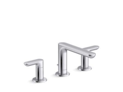Kallista P34119-LV 002 Widespread Sink Faucet, Low