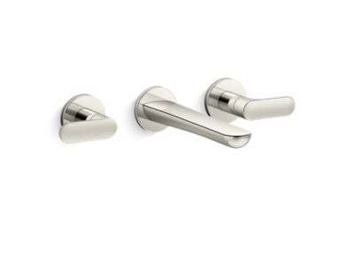 Kallista P34125-LV 002 Wall Mount Sink Faucet, Wide Spread