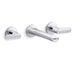 Kallista P34125-LV 002 Wall Mount Sink Faucet, Wide Spread