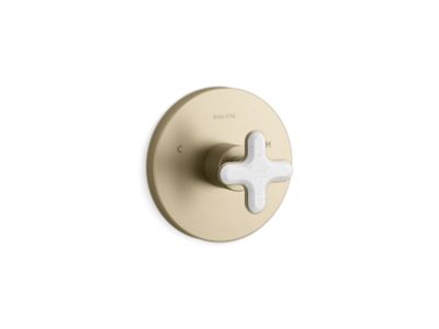 Kallista P32708-WC 002 Thermostatic Trim, White Carrera