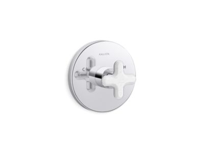 Kallista P32708-WC 002 Thermostatic Trim, White Carrera