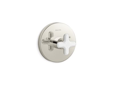 Kallista P32708-WC 002 Thermostatic Trim, White Carrera