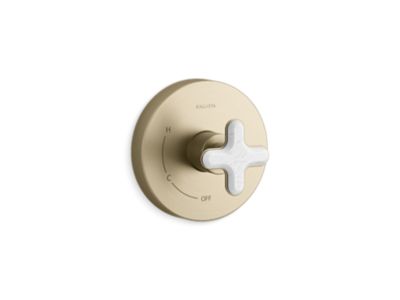 Kallista P32707-WC 002 Pressure Bal Trim, White Carrera
