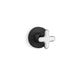 Kallista P32710-WC 002 Volume Control, White Carrera