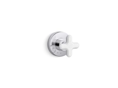 Kallista P32710-WC 002 Volume Control, White Carrera