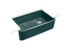 KOHLER Ironridge 34" undermount single-bowl farmhouse kitchen sink