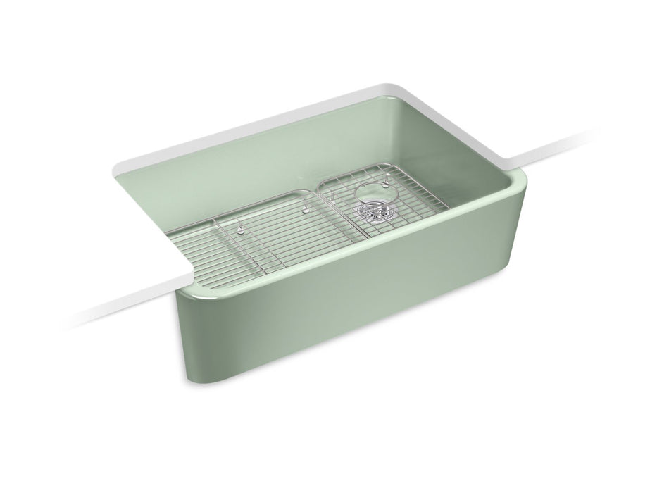 KOHLER Ironridge 34" undermount single-bowl farmhouse kitchen sink