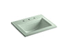 KOHLER Memoirs Stately 22-3/4" rectangular drop-in bathroom sink