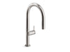 KOHLER K-28268 Components Pull-down kitchen sink faucet with two-function sprayhead