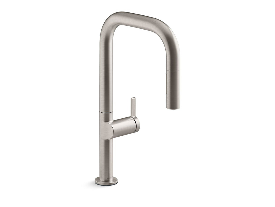 KOHLER Components Pull-down kitchen sink faucet with two-function sprayhead