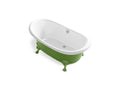 Fresh Green Exterior with White Interior