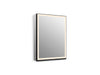 KOHLER K-33690-L Collage 24" x 32" lighted framed medicine cabinet, left-hinged