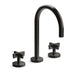 Kallista P24490-CR One Basin Set, Gooseneck, Cross Handle