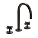 Kallista P24490-CR One Basin Set, Gooseneck, Cross Handle