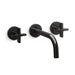 Kallista P21803-CR One Wall Mnt Lav W/Cross & Short Spout