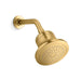 KOHLER Cinq™ Round Single-function filtered showerhead, 2.5 gpm