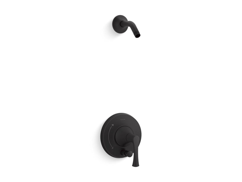 KOHLER K-TLS35943-4 Buckley Rite-Temp shower trim kit with push-button diverter, without showerhead