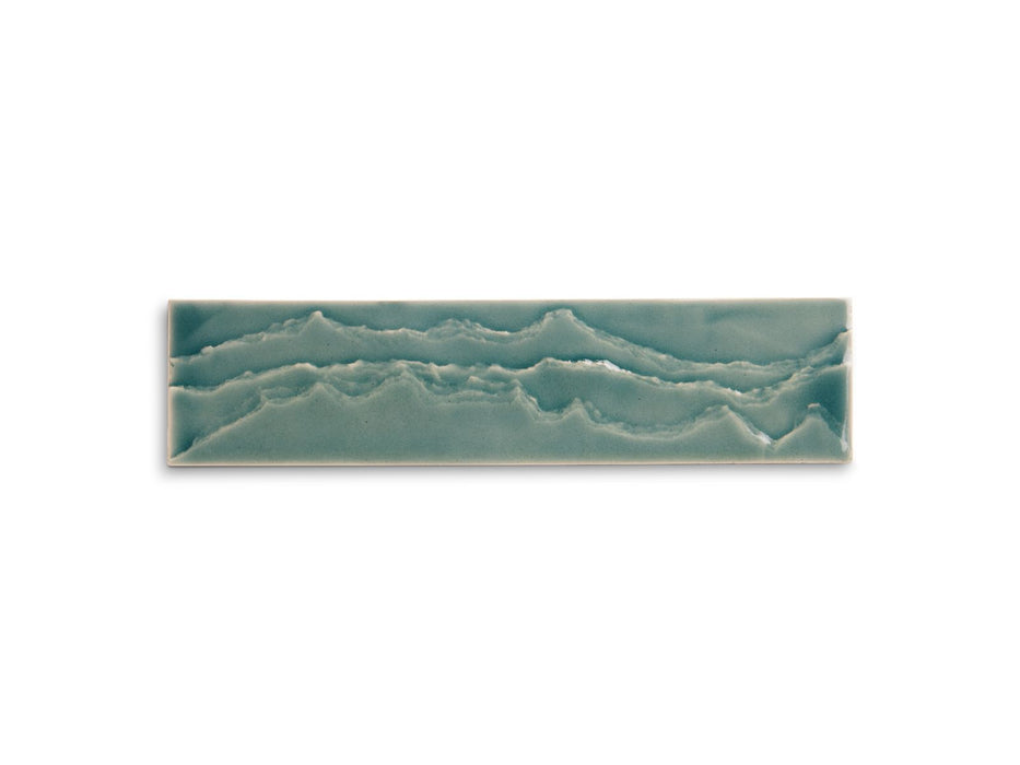 KOHLER Landshapes™ by Daniel Arsham 3" x 12" feature tile produced by the KOHLER WasteLAB