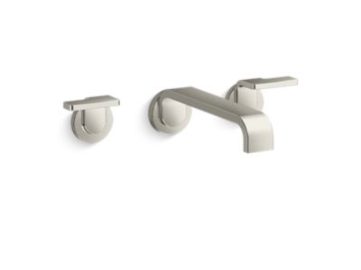 Kallista P34236-LV Guise Wall Mount Faucet, Wide Spread