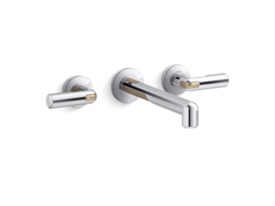 Kallista P34584-BV Vice Wall Mount Sink Fct, Wide Spread